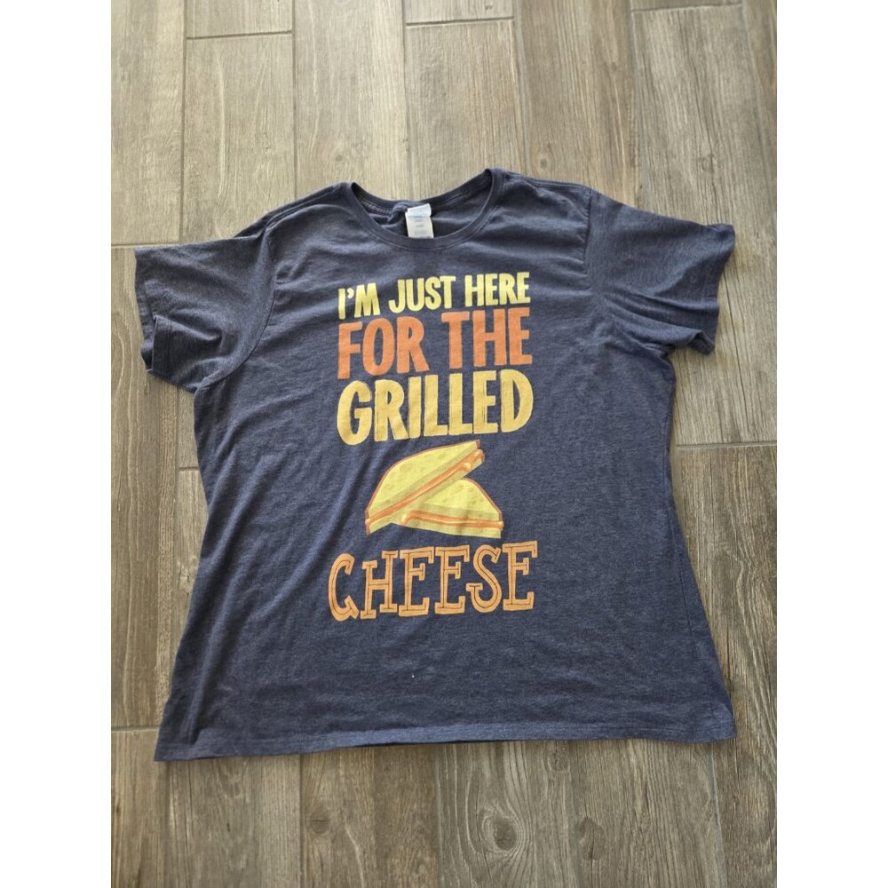 Port Company I'm Just Here For The Grilled Cheese Womens Tshirt. Size 3XL